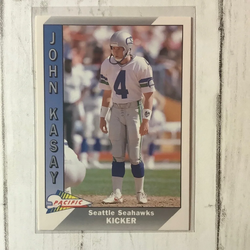 John Kasay 1991 Pacific #650 Seattle Seahawks RC